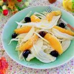 Ombrina, salsa all’arancia e insalata di finocchi